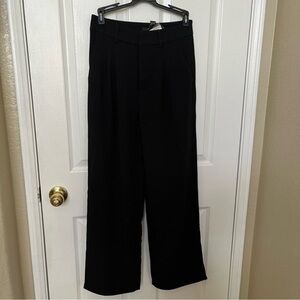 Cropped wide leg pants